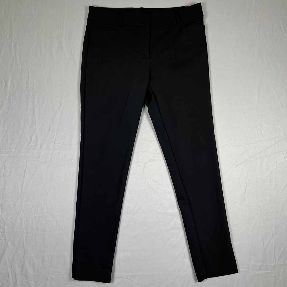 LOFT Skinny Dress Pants Womens 4 Black Excellent Stretch Workwear Trousers